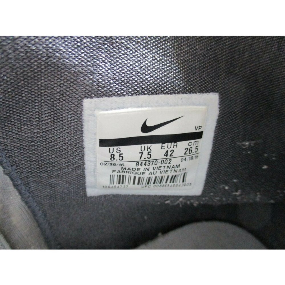 Nike Zoom Clear Out Men's Basketball Shoes SIZE 8.5 GREY/WHITE  Style 844370-002 - Picture 8 of 10